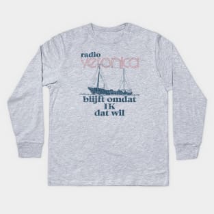 Radio Veronica 1960 Kids Long Sleeve T-Shirt